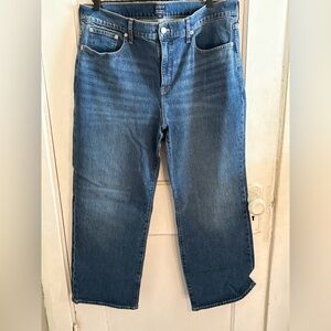 Jcrew full length slim wide leg jeans